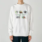 ちゅんTのガラパゴス諸島の仲間たち Heavyweight Crew Neck Sweatshirt