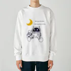 ナンカヨーカイ堂の月より団子 Heavyweight Crew Neck Sweatshirt