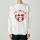 🌈キクチンのおみせやさん🌈のはーとふるなぎょーざわくん（ホワイト系） Heavyweight Crew Neck Sweatshirt