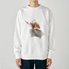 Amiの赤侍猫 Heavyweight Crew Neck Sweatshirt