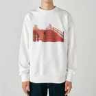 Amiの狐の赤太鼓橋 Heavyweight Crew Neck Sweatshirt