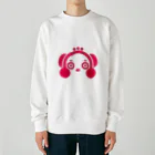 ドキドキお寿司文化会館のどうぶつ　サル Heavyweight Crew Neck Sweatshirt