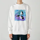 ショコラ★ルビーのスパイホップシャチ Heavyweight Crew Neck Sweatshirt