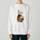 kocoon（コクーン）の強い意志のトナカイ Heavyweight Crew Neck Sweatshirt