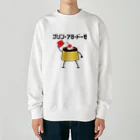 ヘンテコデザイン専門店　SYUNLABOのプリン・アラ・ドーモ　デコレーションver. Heavyweight Crew Neck Sweatshirt