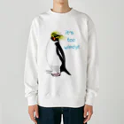LalaHangeulのRockhopper penguin　(イワトビペンギン) Heavyweight Crew Neck Sweatshirt