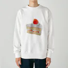 タカハシ商店のいちごのショートケーキ Heavyweight Crew Neck Sweatshirt