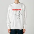 アインシュタインキャットのモルヌピラビル Heavyweight Crew Neck Sweatshirt