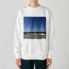 我欲無欲のビーチクリーンしてる海岸 Heavyweight Crew Neck Sweatshirt