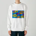 フォーヴァのコミックBLUE Heavyweight Crew Neck Sweatshirt