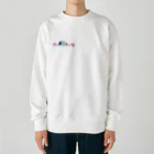 栗坊屋のパウダーブルーが泳ぐ海 Heavyweight Crew Neck Sweatshirt