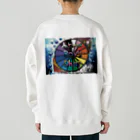 AkironBoy's_ShopのPEACE AND LOVE 〜平和と愛は何処からくるのか❓〜 Heavyweight Crew Neck Sweatshirt