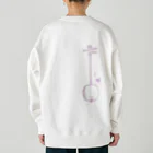 綾錦工房 りこりすの津軽三味線【彩雲】 Heavyweight Crew Neck Sweatshirt