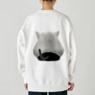 LONESOME TYPE ススの猫おにぎり🐱🍙（猫味） Heavyweight Crew Neck Sweatshirt