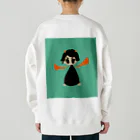 みるめ（はね職人）のかちきさん Heavyweight Crew Neck Sweatshirt