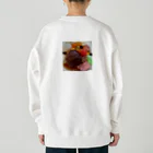 あゆのしおやきの白玉あんみつ Heavyweight Crew Neck Sweatshirt