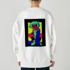 メスガキ製作所のスク水メスガキ Heavyweight Crew Neck Sweatshirt