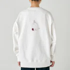 シュールな似顔絵工房の羽毛布団 Heavyweight Crew Neck Sweatshirt