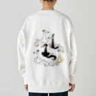 UnchienのTeam Borzoi Nonki Heavyweight Crew Neck Sweatshirt