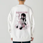 かやましその今行くねダーリン♡ PINK Heavyweight Crew Neck Sweatshirt