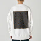 HI10×2KI design-ヒトトキデザイン-のmoose alaska pattern Heavyweight Crew Neck Sweatshirt