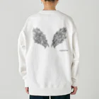 randomyokoの自由の翼 by RANDOMYOKO Heavyweight Crew Neck Sweatshirt