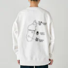 knpgのマダガスカル　コーデックス　黒地用 Heavyweight Crew Neck Sweatshirt