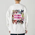 キラキラ参上のsweat top double sides Heavyweight Crew Neck Sweatshirt