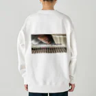 カメオタクの飼育箱のヒョウモントカゲモドキ＆ニシアフリカトカゲモドキ Heavyweight Crew Neck Sweatshirt