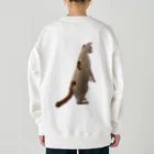 ☆家猫カンパニー社員グッズ☆のスタンディングきびだんご Heavyweight Crew Neck Sweatshirt