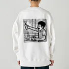 ゴールドビアのline drawing sweat shirts Type-a Heavyweight Crew Neck Sweatshirt