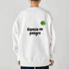 Nice Japanese words? !のEspecie en peligro Heavyweight Crew Neck Sweatshirt