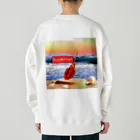 串カツワールドの超激辛串カツ串揚げグッズgekikara Heavyweight Crew Neck Sweatshirt