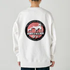 保健所犬猫応援団の保健所犬猫応援団マーク Heavyweight Crew Neck Sweatshirt