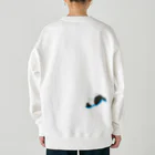 うらめし屋　の猫が落ちてる Heavyweight Crew Neck Sweatshirt