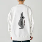 吠える動物の吠えるオオカミ Heavyweight Crew Neck Sweatshirt