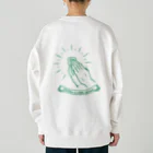 じゅんまい商店の日本酒おかわり（Green） Heavyweight Crew Neck Sweatshirt