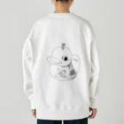 乃atoのアヒル×病み Heavyweight Crew Neck Sweatshirt