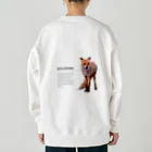 Chino.の北海道へ行こう ～キタキツネ～ Heavyweight Crew Neck Sweatshirt