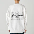 まさき体操クラブのとび箱マイル君 Heavyweight Crew Neck Sweatshirt