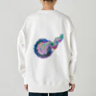 ZORUMEKIA あぞじぃーからの（zorumekia369）のspace dreamball Heavyweight Crew Neck Sweatshirt