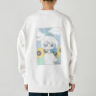 Breezeの青空と向日葵と Heavyweight Crew Neck Sweatshirt