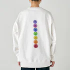 💖宇宙整体♪🌈♪こころからだチャンネル♪💖のDedicate love to convey your feelings Heavyweight Crew Neck Sweatshirt