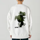 SHOCARIUMの【バックプリントver.】ビカクシダ Heavyweight Crew Neck Sweatshirt