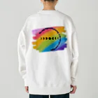  MIRACLE MOONの満ち欠ける月rainbow Heavyweight Crew Neck Sweatshirt