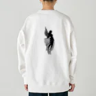 じょいちぃのtear angel（ロゴ付き） Heavyweight Crew Neck Sweatshirt