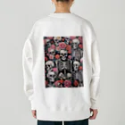 Skull sectionの薔薇とドクロ Heavyweight Crew Neck Sweatshirt