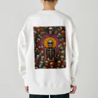 Skull sectionの月とドクロ Heavyweight Crew Neck Sweatshirt