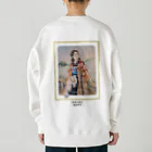 大正ロマン・昭和モダンの高畠華宵「真澄の青空」大正浪漫 Heavyweight Crew Neck Sweatshirt