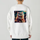 レモングラスのごきげんなペルシャ猫 Heavyweight Crew Neck Sweatshirt